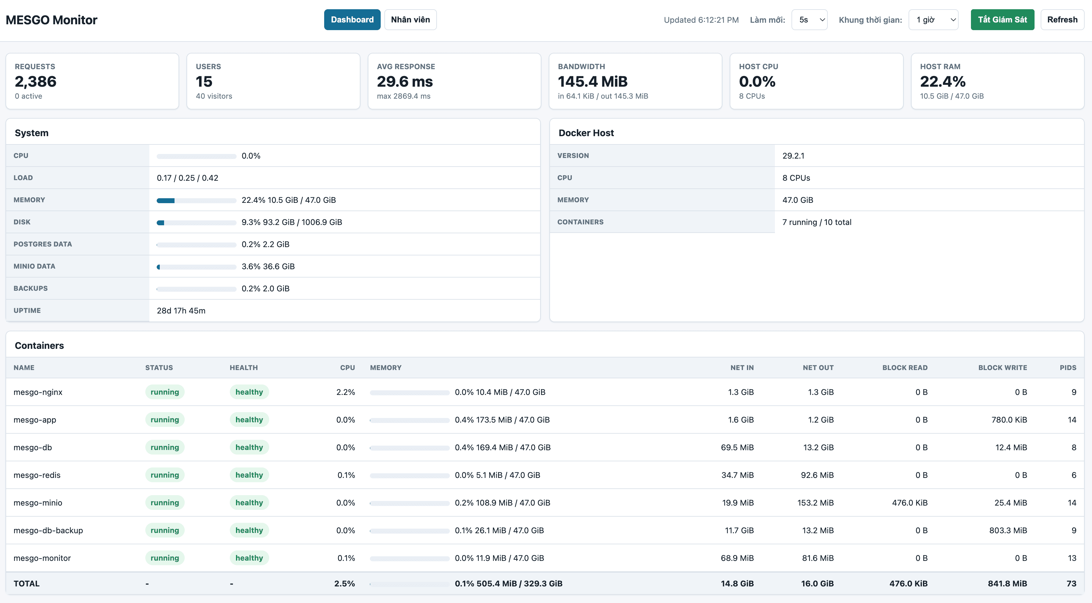 Desktop app screenshot