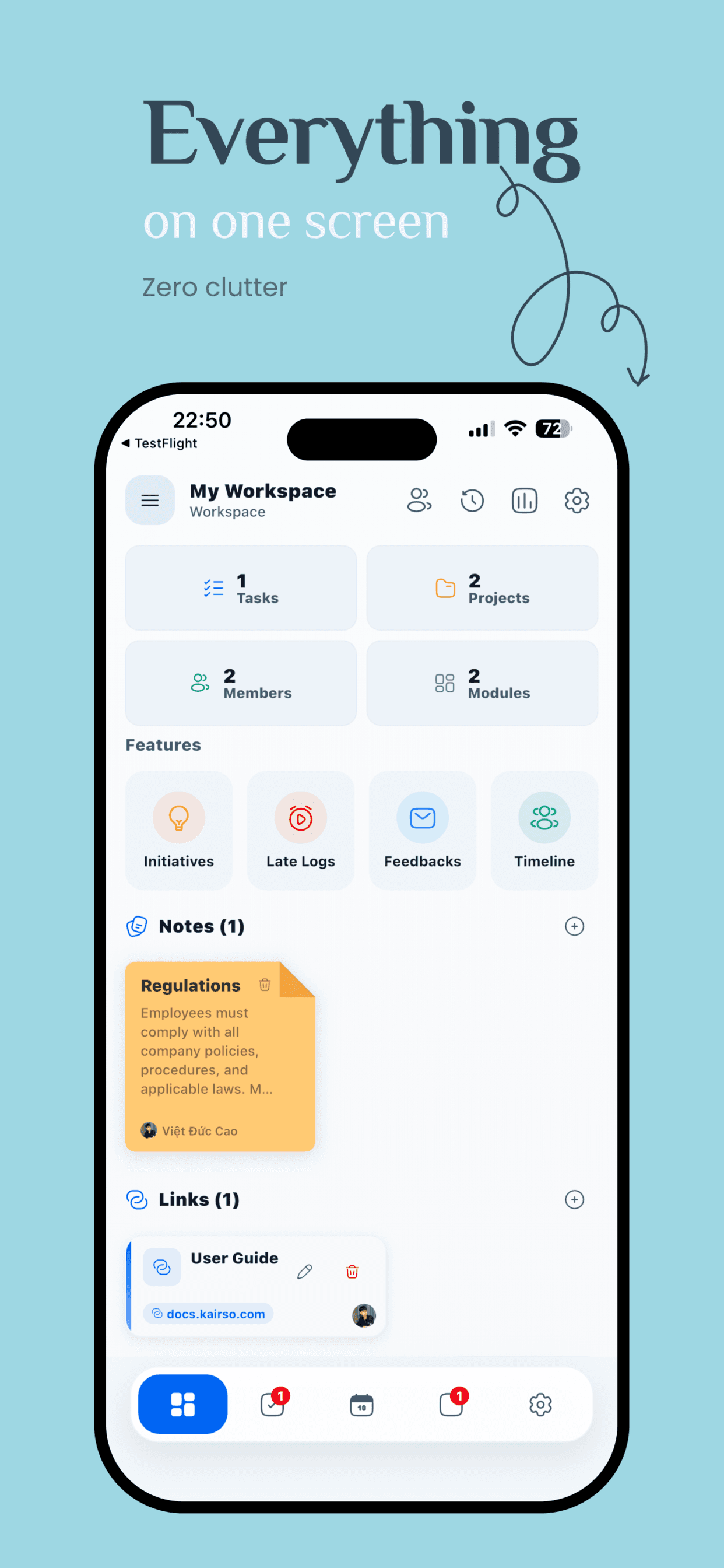Mobile app screenshot 1